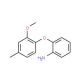 2-(2-Methoxy-4-methylphenoxy)phenylamine - chemical structure image