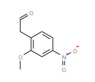 2-(2-Methoxy-4-nitrophenyl)acetaldehyde - chemical structure image