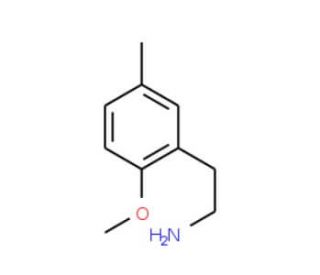 2-(2-methoxy-5-methylphenyl)ethanamine (CAS 46035-71-6) - chemical structure image