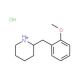 2-(2-Methoxy-benzyl)-piperidine hydrochloride (CAS 782504-64-7) - chemical structure image