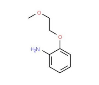 2-(2-Methoxy-ethoxy)-phenylamine (CAS 72806-66-7) - chemical structure image