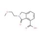 2-(2-Methoxy-ethyl)-3-oxo-2,3-dihydro-1H-isoindole-4-carboxylic acid (CAS 436093-44-6) - chemical structure image