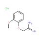 2-(2-Methoxy-phenoxy)-acetamidine hydrochloride - chemical structure image