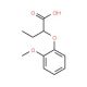 2-(2-Methoxy-phenoxy)-butyric acid - chemical structure image