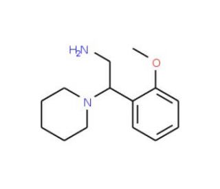 2-(2-Methoxy-phenyl)-2-piperidin-1-yl-ethylamine - chemical structure image