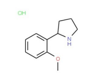2-(2-Methoxy-phenyl)-pyrrolidine hydrochloride - chemical structure image
