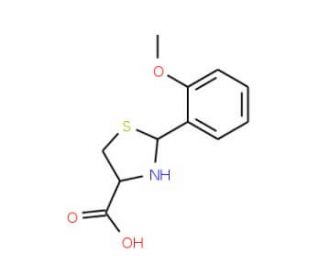 2-(2-Methoxy-phenyl)-thiazolidine-4-carboxylic acid - chemical structure image