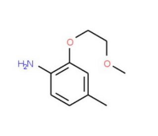 2-(2-Methoxyethoxy)-4-methylaniline (CAS 946716-14-9) - chemical structure image