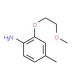 2-(2-Methoxyethoxy)-4-methylaniline (CAS 946716-14-9) - chemical structure image
