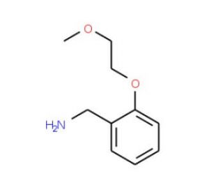 [2-(2-methoxyethoxy)phenyl]methanamine - chemical structure image