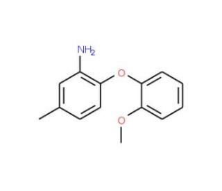 2-(2-Methoxyphenoxy)-5-methylaniline - chemical structure image