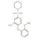2-(2-methoxyphenoxy)-5-(piperidin-1-ylsulfonyl)aniline - chemical structure image