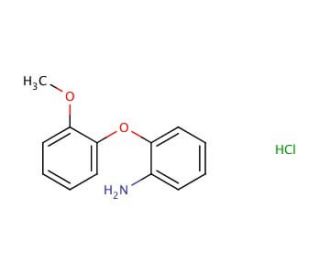 2-(2-methoxyphenoxy)aniline hydrochloride - chemical structure image