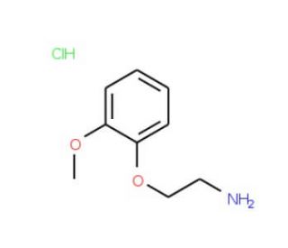 2-(2-Methoxyphenoxy)ethylamine Hydrochloride (CAS 64464-07-9) - chemical structure image