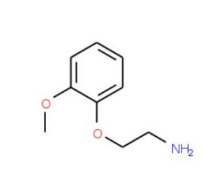 2-(2-Methoxyphenoxy)ethylamine (CAS 1836-62-0) - chemical structure image