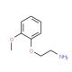2-(2-Methoxyphenoxy)ethylamine (CAS 1836-62-0) - chemical structure image