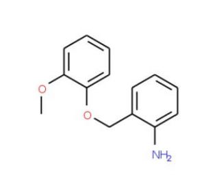 2-(2-methoxyphenoxymethyl)aniline - chemical structure image