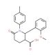 2-(2-methoxyphenyl)-1-(4-methylphenyl)-6-oxopiperidine-3-carboxylic acid - chemical structure image