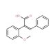 2-(2-Methoxyphenyl)-3-phenylacrylic acid (CAS 1657-65-4) - chemical structure image