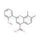 2-(2-methoxyphenyl)-7,8-dimethylquinoline-4-carboxylic acid - chemical structure image
