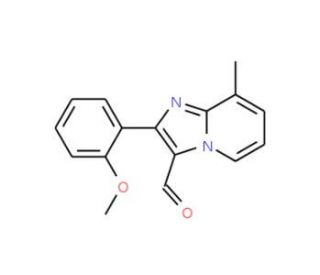 2-(2-Methoxyphenyl)-8-methylimidazo-[1,2-a]pyridine-3-carbaldehyde - chemical structure image