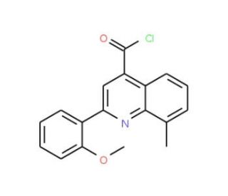 2-(2-methoxyphenyl)-8-methylquinoline-4-carbonyl chloride - chemical structure image
