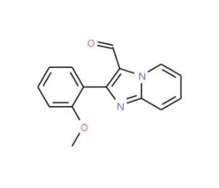 2-(2-Methoxyphenyl)imidazo[1,2-a]pyridine-3-carbaldehyde - chemical structure image