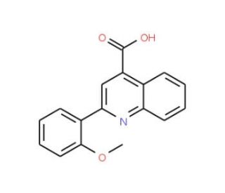 2-(2-Methoxyphenyl)quinoline-4-carboxylic acid (CAS 181048-49-7) - chemical structure image