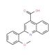 2-(2-Methoxyphenyl)quinoline-4-carboxylic acid (CAS 181048-49-7) - chemical structure image