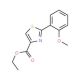 2-(2-Methoxyphenyl)thiazole-4-carboxylic acid ethyl ester (CAS 115299-16-6) - chemical structure image