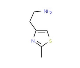 2-(2-methyl-1,3-thiazol-4-yl)ethanamine (CAS 165115-15-1) - chemical structure image