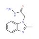 2-(2-Methyl-1H-benzimidazol-1-yl)acetohydrazide - chemical structure image