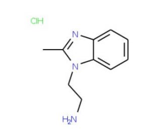 2-(2-methyl-1H-benzimidazol-1-yl)ethanamine hydrochloride (CAS 61981-79-1) - chemical structure image