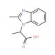 2-(2-Methyl-1H-benzo[d]imidazol-1-yl)-propanoic acid (CAS 753489-92-8) - chemical structure image