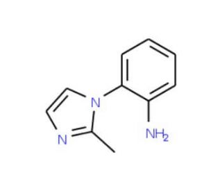 2-(2-Methyl-1H-imidazol-1-yl)aniline (CAS 26286-55-5) - chemical structure image