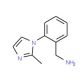 2-(2-Methyl-1H-imidazol-1-yl)benzylamine (CAS 876717-29-2) - chemical structure image