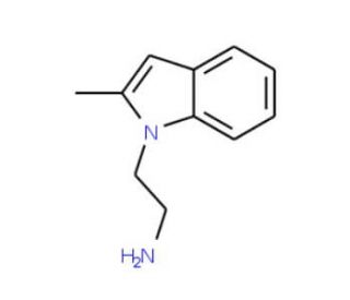 [2-(2-Methyl-1H-indol-1-yl)ethyl]amine (CAS 883535-89-5) - chemical structure image