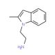 [2-(2-Methyl-1H-indol-1-yl)ethyl]amine (CAS 883535-89-5) - chemical structure image