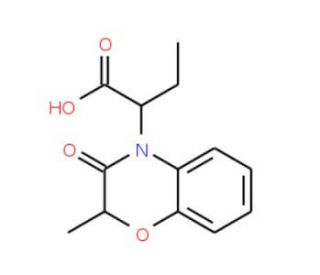 2-(2-Methyl-3-oxo-2,3-dihydro-4H-1,4-benzoxazin-4-yl)butanoic acid - chemical structure image