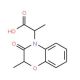 2-(2-Methyl-3-oxo-2,3-dihydro-benzo[1,4]oxazin-4-yl)-propionic acid - chemical structure image