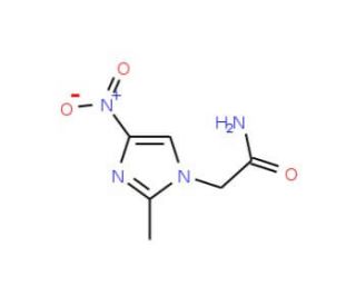 2-(2-Methyl-4-nitro-1H-imidazol-1-yl)acetamide - chemical structure image