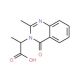 2-(2-methyl-4-oxoquinazolin-3(4H)-yl)propanoic acid - chemical structure image
