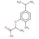 2-[2-methyl-5-(propan-2-yl)phenoxy]propanoic acid - chemical structure image