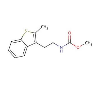 [2-(2-Methyl-benzo[b]thiophen-3-yl)-ethyl]-carbamic acid methyl ester - chemical structure image