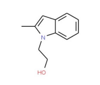 2-(2-Methyl-indol-1-yl)-ethanol - chemical structure image