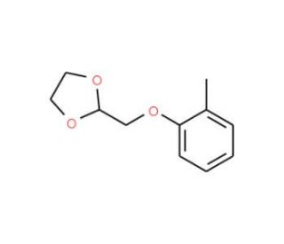 2-(2-Methyl-phenoxymethyl)-[1,3]dioxolane (CAS 850348-76-4) - chemical structure image