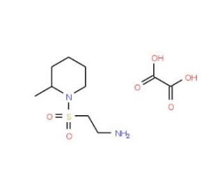 2-(2-Methyl-piperidine-1-sulfonyl)-ethylamineoxalate - chemical structure image