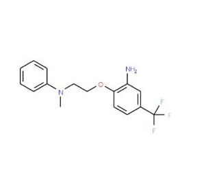 2-[2-(Methylanilino)ethoxy]-5-(trifluoromethyl)aniline - chemical structure image