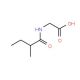 2-(2-methylbutanamido)acetic acid (CAS 52320-67-9) - chemical structure image