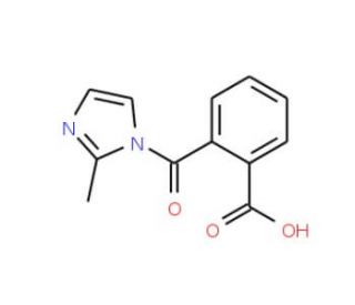 2-(2-Methylimidazole-1-carbonyl)benzoic acid (CAS 247088-99-9) - chemical structure image